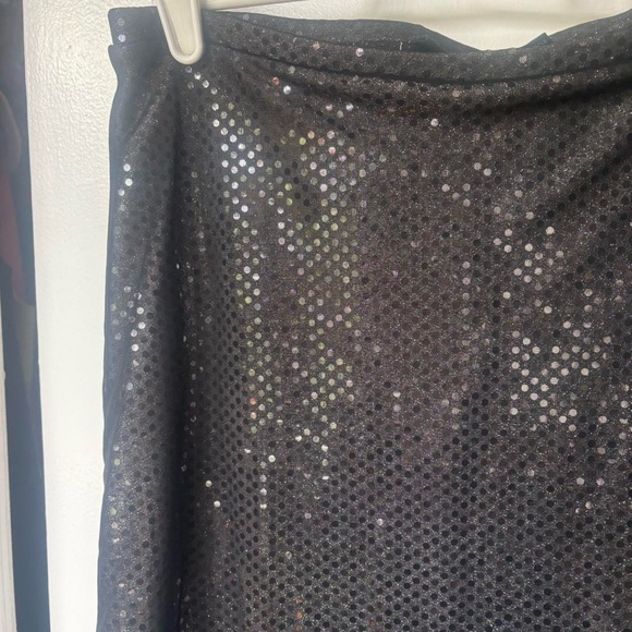 90s/2000s Mesh Sparkly Midi Skirt - Picture 8 of 8
